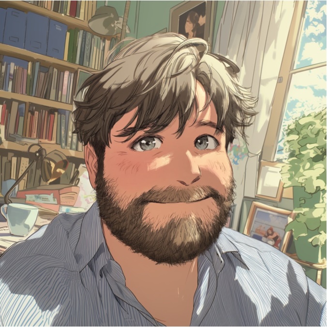 Dr. Adam Baumgardner – anime portrait